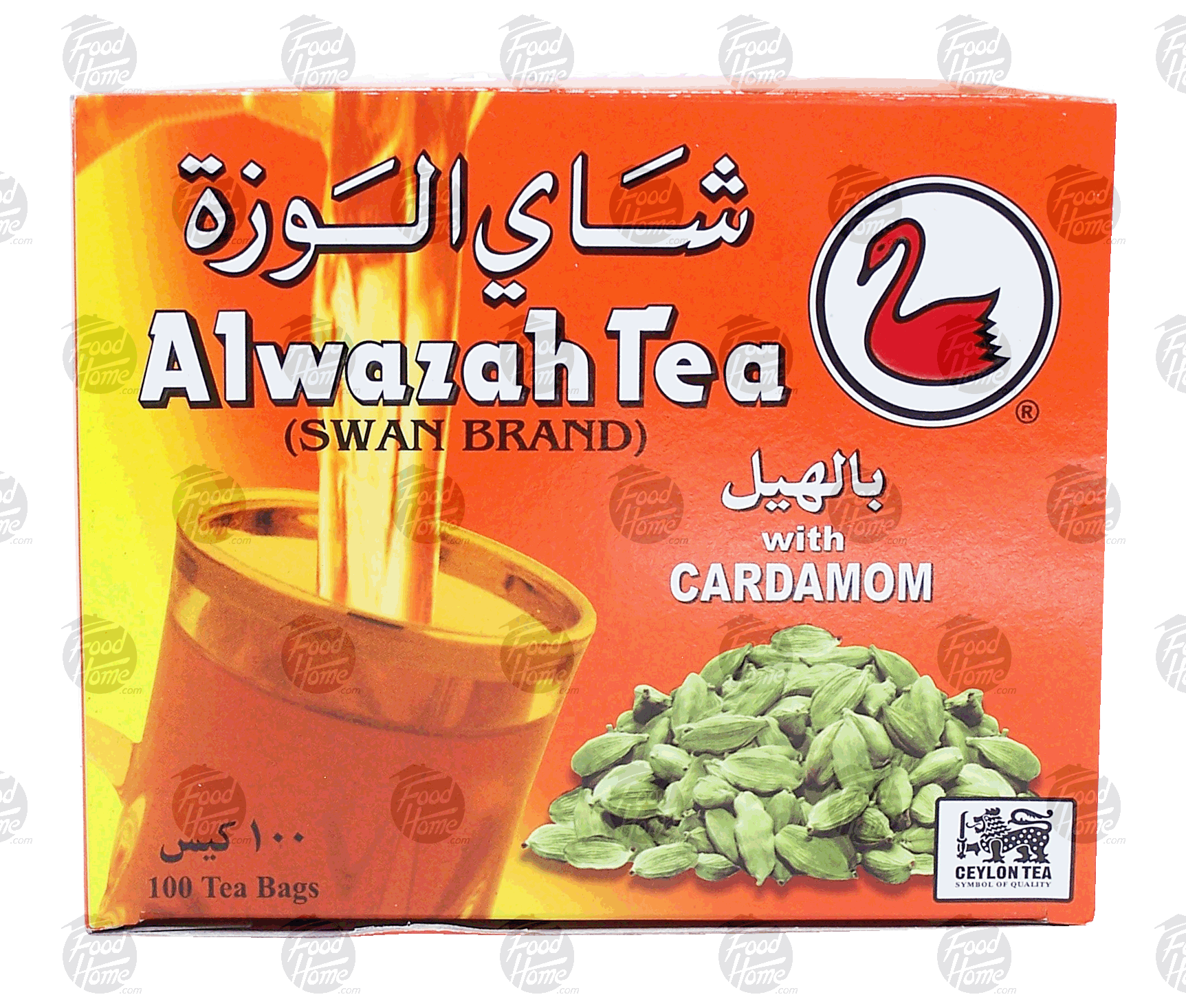 Alwazah Swan Brand Ceylon tea with cardamom, tea bags Full-Size Picture